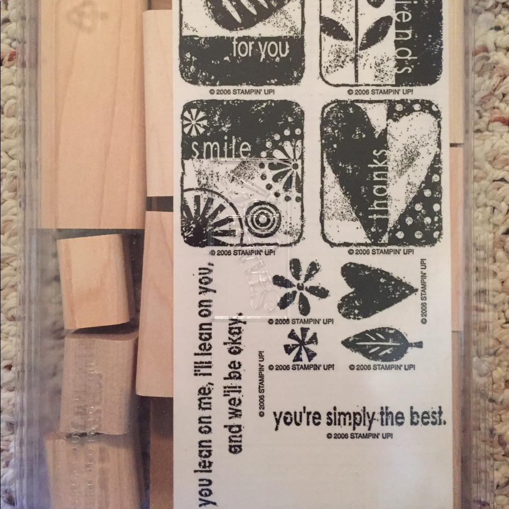 Stampin Up- Simply the Best stampin set